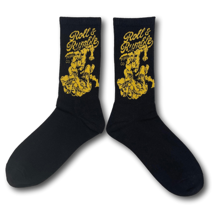 Jiu-Jitsu Battle Socks by ROLL & RUMBLE Fight Co.